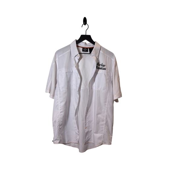 Harley Davidson Button Up HD Performance Shirt M - Picture 1 of 4